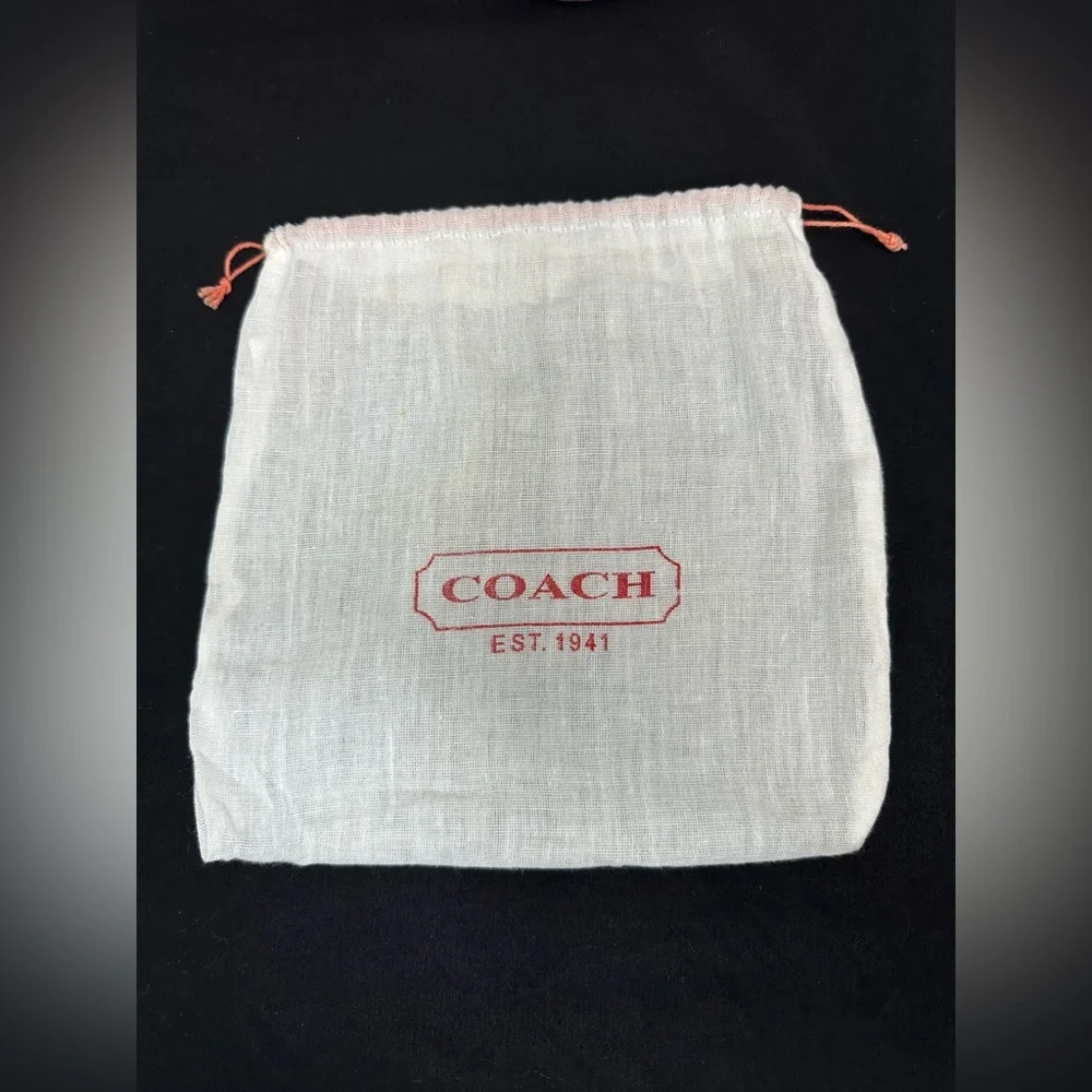 Authentic Vintage Coach EST. 1941 wristlet dustbag EUC - Picture 3 of 7